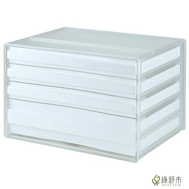 【Greencalm 綠舒市】樹德 橫式桌上文件櫃 DDH-113 桌上收納 抽屜櫃 置物櫃(A4/抽屜/可堆疊/黑色/白色)