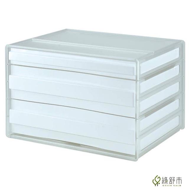 【Greencalm 綠舒市】樹德 桌上收納 文件櫃 橫式 DDH-121 收納櫃(A4/1小2大抽/抽屜/可堆疊/黑色/白色)