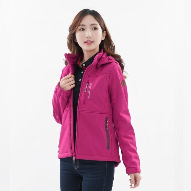 【遊遍天下】男女款GlobeTex防水防風保暖刷毛軟殼外套(登山騎車 M-5L 大尺碼)