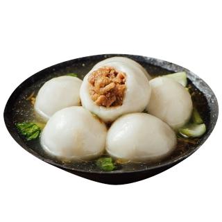 【蒸荐康】客家手工超大顆鹹湯圓40gx12顆/盒x6盒(多汁可口鹹香不膩)