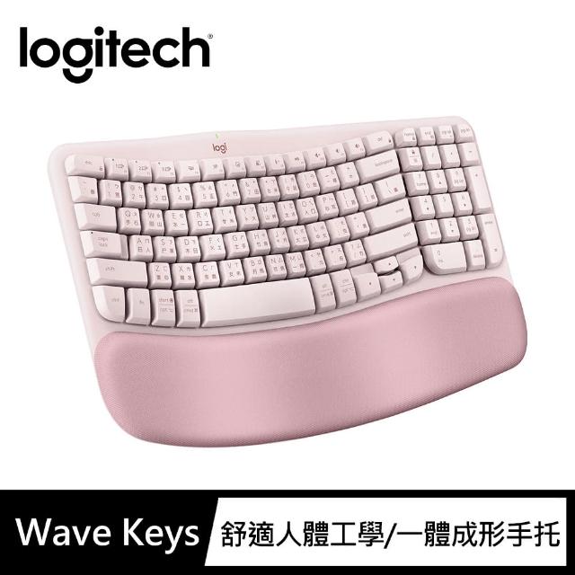 【Logitech 羅技】Lift人體工學垂直滑鼠+Wave Keys人體工學鍵盤+桌墊