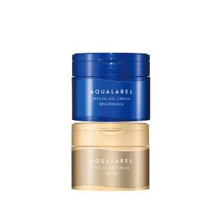 【AQUALABEL】水之印 新全能5D彈力霜 90g 兩入組(保濕/美白 任選)