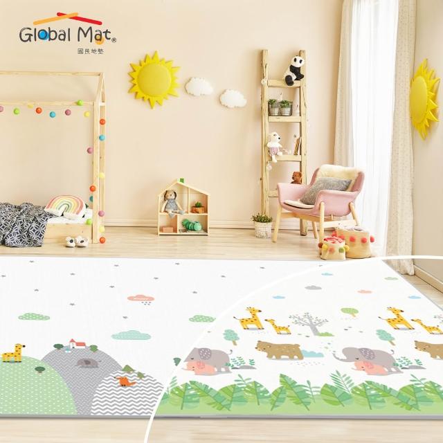 【Global mat】國民地墊XPE 2CM加厚雙面折疊地墊200*150(多款任選)