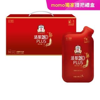 ★中秋禮盒★【正官庄】活蔘28D PLUS-80mlx20包/盒(保健禮盒/送禮/牛磺酸/維他命B/幫助消化/補氣)