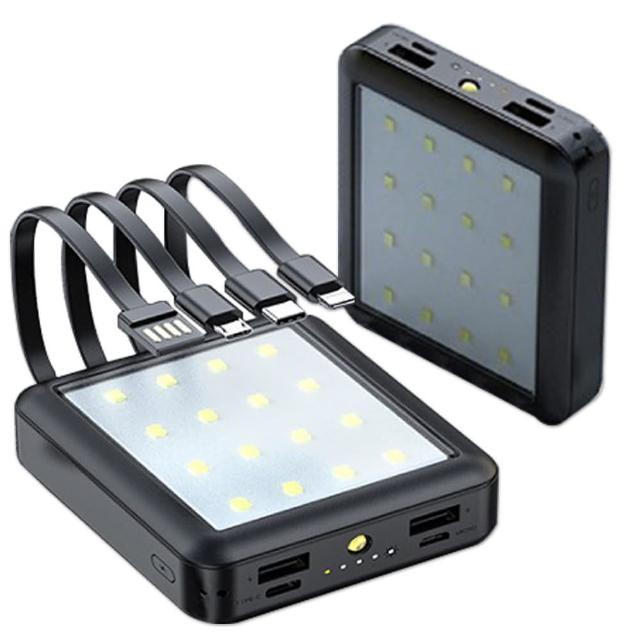 MINIQ 露營燈LED照明/自帶四線/10000mAh行動電源(台灣製造)