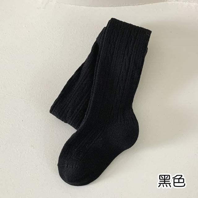 【橘魔法】加絨純柔和色單直條褲襪 連褲襪 大童 褲襪 襪子 內搭褲 厚 刷毛 厚款 女童 兒童 童襪 童裝 保暖