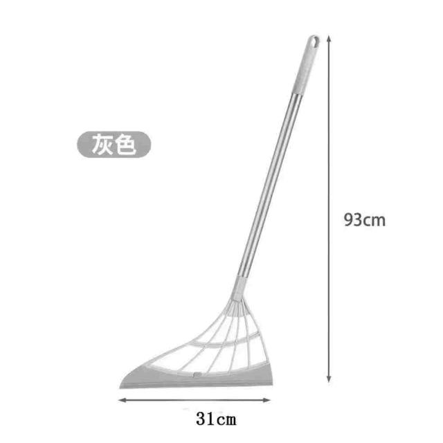 【ROYALLIN 蘿林嚴選】乾濕兩用 不沾毛髮可刮水掃把(加長款 魔術掃把 刮水器 打掃神器)