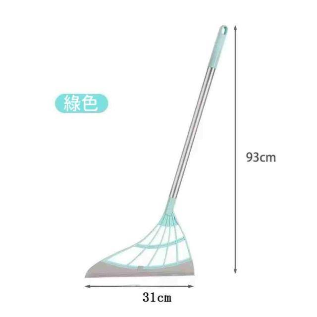 【ROYALLIN 蘿林嚴選】乾濕兩用 不沾毛髮可刮水掃把(加長款 魔術掃把 刮水器 打掃神器)