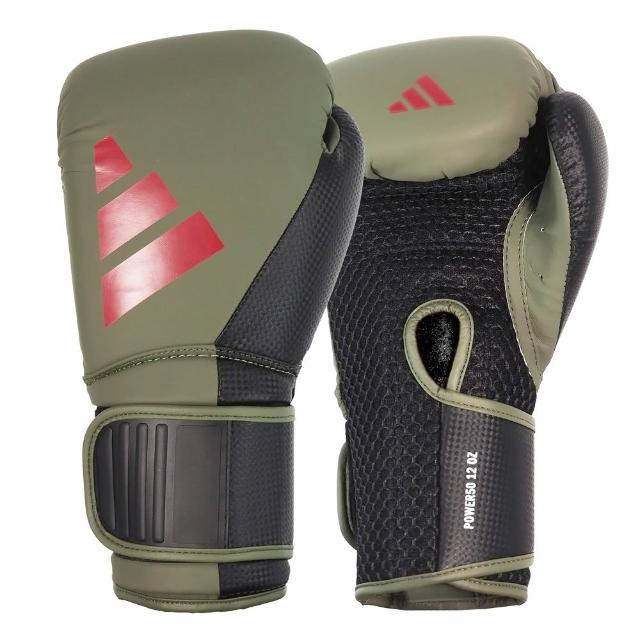 【adidas 愛迪達】POWER 50 聚力型高透氣拳擊手套 (拳擊 泰拳 格鬥 搏擊 拳套 健身 有氧)