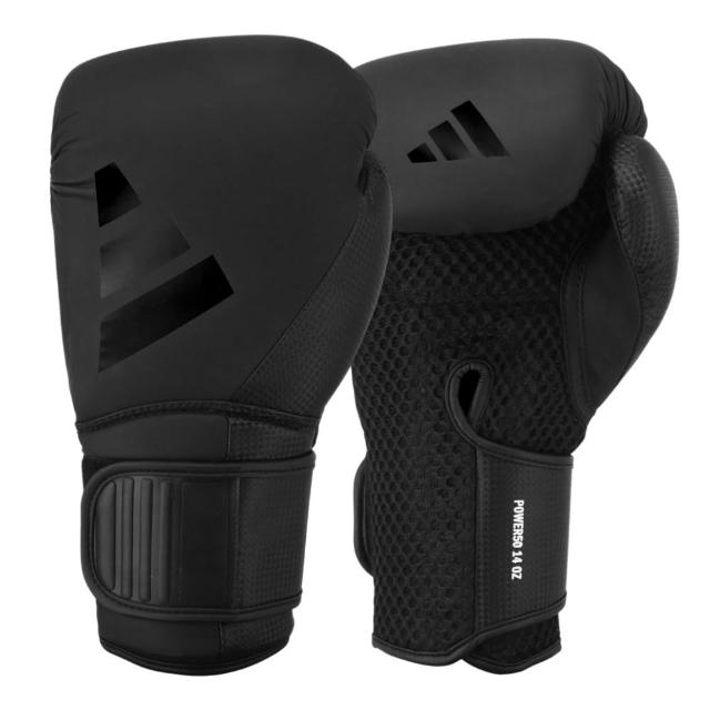【adidas 愛迪達】POWER 50 聚力型高透氣拳擊手套 (拳擊 泰拳 格鬥 搏擊 拳套 健身 有氧)