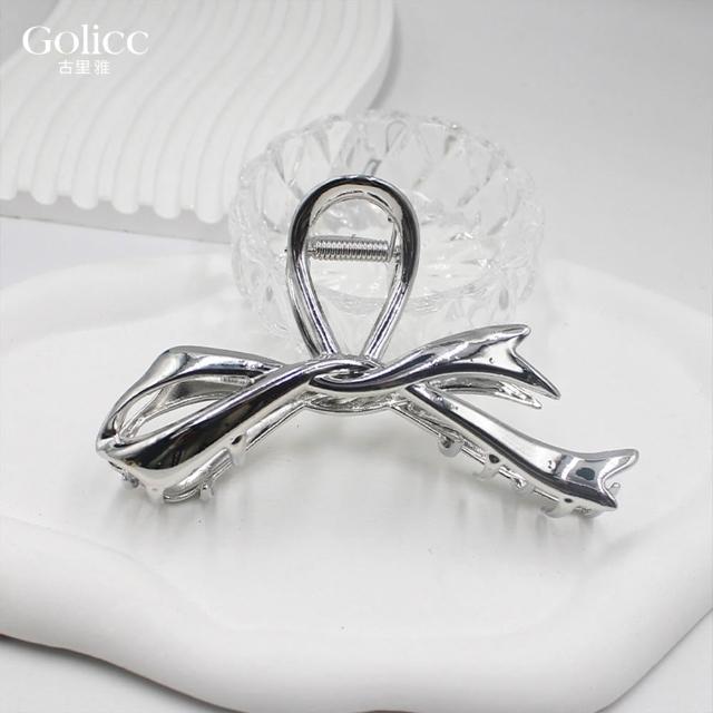 【Gulicc 古莉可】髮夾 日韓 蝴蝶結 飄帶(7夕情人節 生日 髮飾 頭飾 鯊魚夾 抓夾 禮物)