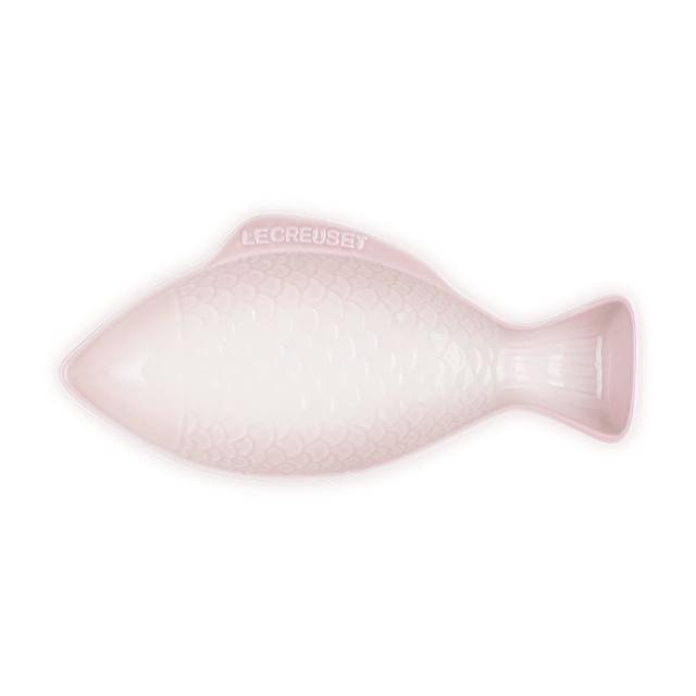 【Le Creuset】TNS 單柄平煎鍋 24cm+鮮魚盤-中(蛋白霜/貝殼粉/銀灰藍 3色選1)