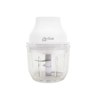 【Arlink】G270C 雙杯雙刀組｜玻璃無線食物料理機 (生熟食分開不串味/好清洗) 嬰兒副食品 蒜泥器 絞肉機