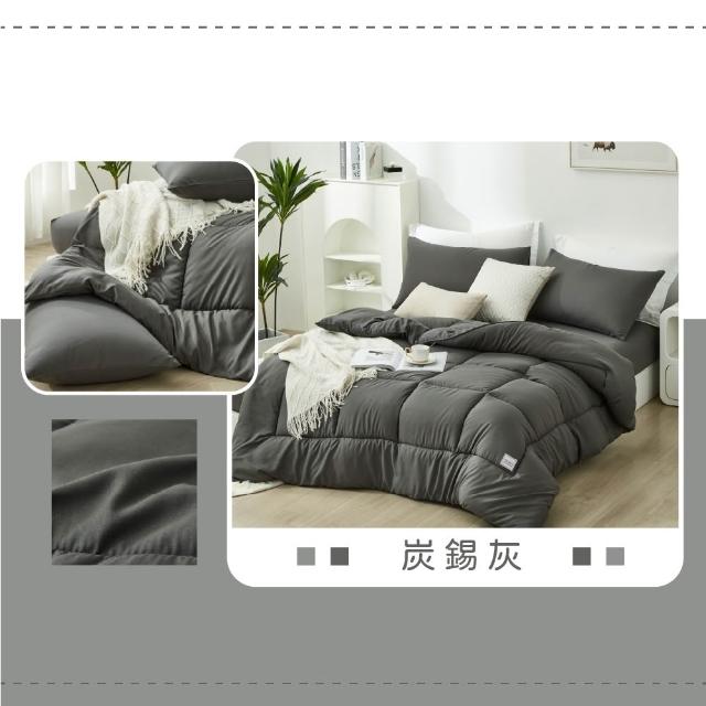 【DeKo】買1送1 MIT台灣製 韓版可水洗石墨烯四季被2.2KG-180×210cm(八色任選/石墨烯被/四季被)