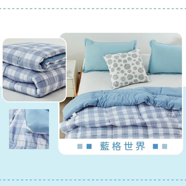 【DeKo】買1送1 MIT台灣製 韓版可水洗石墨烯四季被2.2KG-180×210cm(八色任選/石墨烯被/四季被)