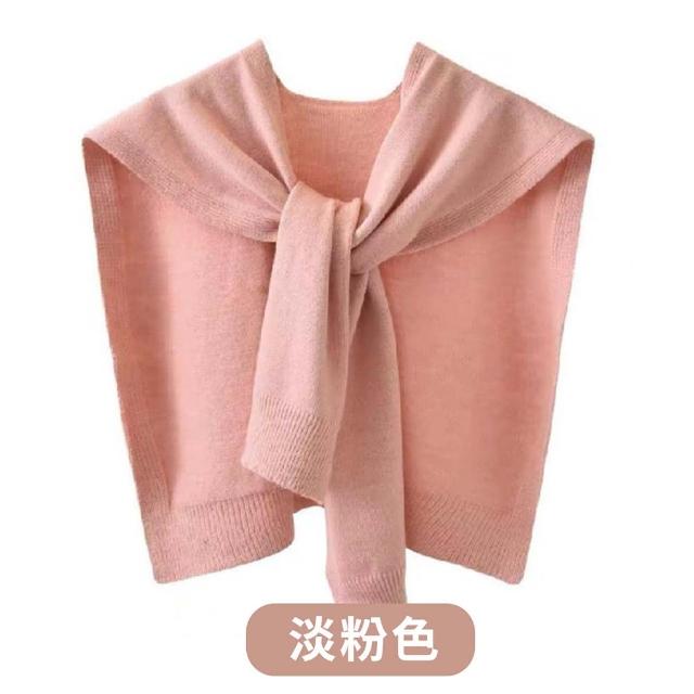 【MITRES】披肩 披肩外套 針織披肩(禦寒保暖/簡約百搭/9款顏色)