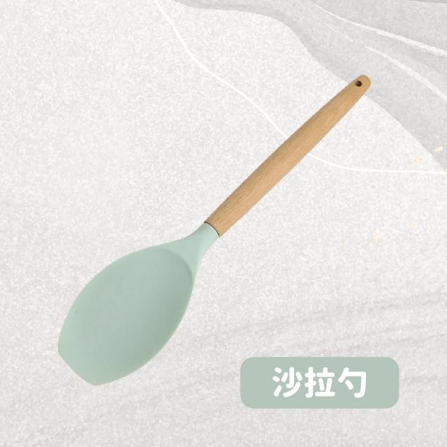 【沐日居家】矽膠廚具組 不沾鍋廚具組 廚房用具 烘焙料理(具 煎鏟 鍋鏟 湯勺)