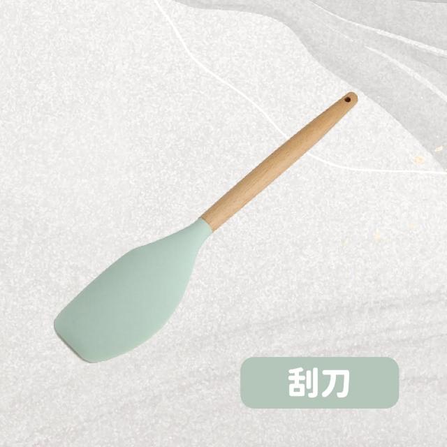 【沐日居家】矽膠廚具組 不沾鍋廚具組 廚房用具 烘焙料理(具 煎鏟 鍋鏟 湯勺)