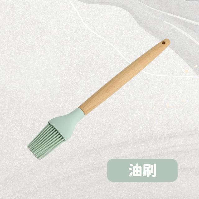【沐日居家】矽膠廚具組 不沾鍋廚具組 廚房用具 烘焙料理(具 煎鏟 鍋鏟 湯勺)