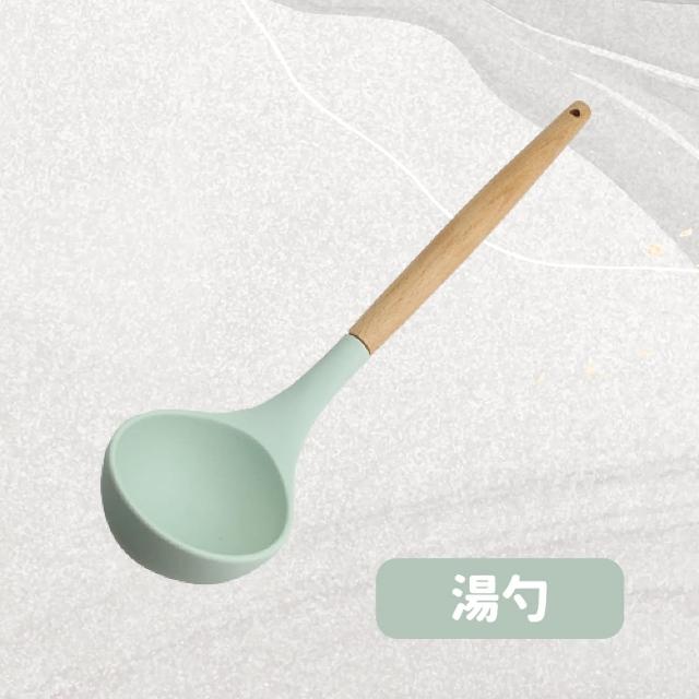 【沐日居家】矽膠廚具組 不沾鍋廚具組 廚房用具 烘焙料理(具 煎鏟 鍋鏟 湯勺)