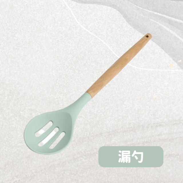 【沐日居家】矽膠廚具組 不沾鍋廚具組 廚房用具 烘焙料理(具 煎鏟 鍋鏟 湯勺)