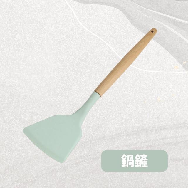 【沐日居家】矽膠廚具組 不沾鍋廚具組 廚房用具 烘焙料理(具 煎鏟 鍋鏟 湯勺)