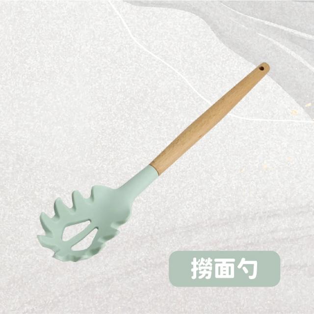 【沐日居家】矽膠廚具組 不沾鍋廚具組 廚房用具 烘焙料理(具 煎鏟 鍋鏟 湯勺)