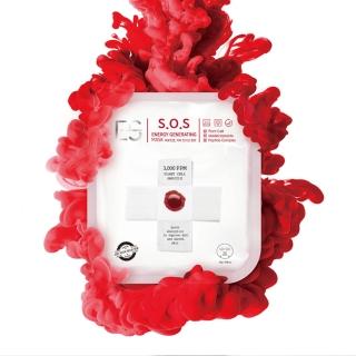 【ES】韓國原裝 急救補水SOS賦源煥采面膜 5入/盒(積雪草 火絨草 急救 補水 保濕 鎮定 修復 舒緩)