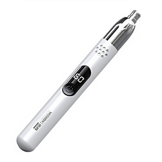 【Gabor】智能LED數顯電動鼻毛修剪器(雙刃刀片不傷鼻/智慧防夾毛/可拆水洗/USB充電/鼻毛刀)