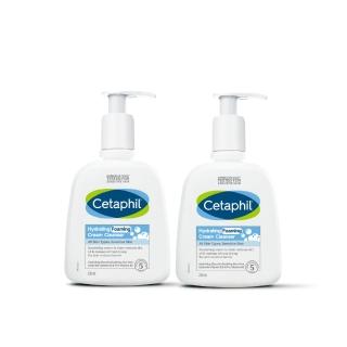 【Cetaphil 舒特膚】官方直營 全效泡泡潔膚乳 236ml*2入(洗面乳/敏弱肌/B3/B5/甘油/蘆薈)
