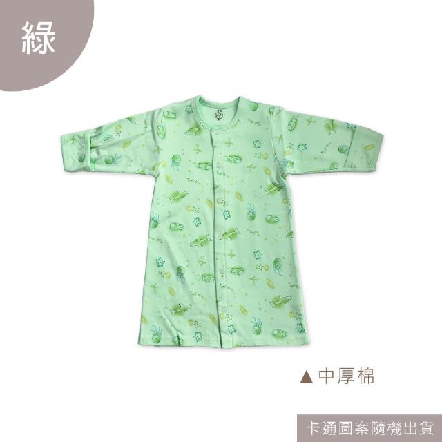 【Oluna 歐露娜】童馨 寶寶中厚棉長袍 連身衣(新生兒長袍 秋冬長袍 寶寶長袍 寶寶睡衣 小童睡衣)