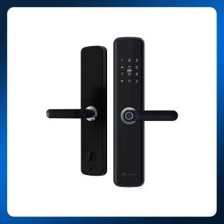 【FAMMIX 菲米斯】SAFER-1 五合一把手式電子鎖/門鎖(指紋感應/密碼解鎖/卡片/鑰匙/NFC/附基本安裝)