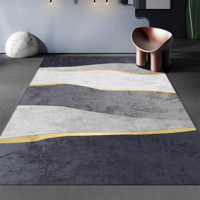 【巴芙洛】買一送一 2入侘寂風格水晶絨地毯2入(140*200cm/160cm圓款/地墊/踏墊/地毯)