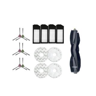【CHAK】ECOVACS 科沃斯 X1 OMNI 副廠掃地機配件耗材超值組(主刷×1 邊刷×3組 濾網×4 拖布×2組)