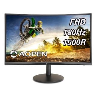 電腦螢幕 【Aopen 建碁】24HC5QR S3 24型 VA FHD 16:9 180Hz曲面電競螢幕(1ms/FreeSync/HDR10/喇叭)