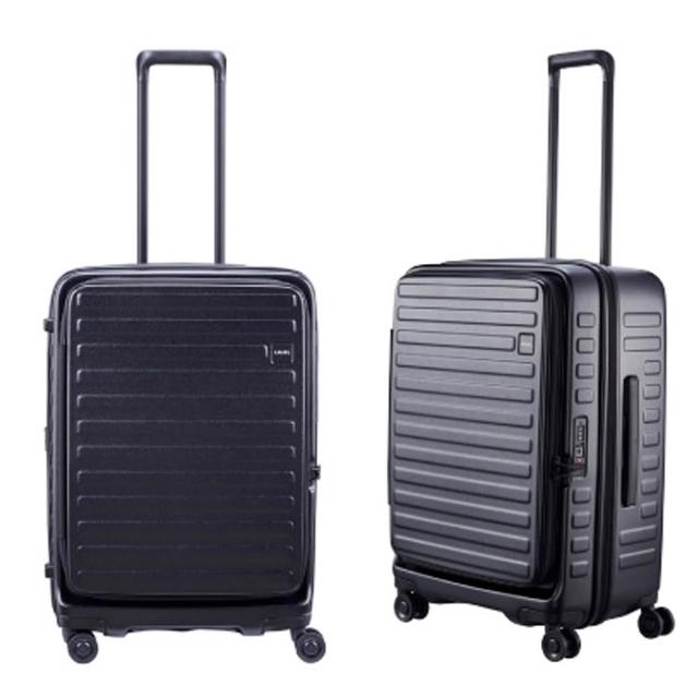 【LOJEL】CUBO FIT 29.5吋 前開式擴充拉鍊拉桿箱(行李箱 旅行箱 胖胖箱)