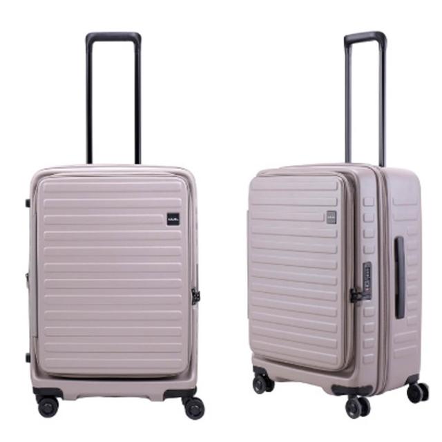 【LOJEL】CUBO FIT 29.5吋 前開式擴充拉鍊拉桿箱(行李箱 旅行箱 胖胖箱)