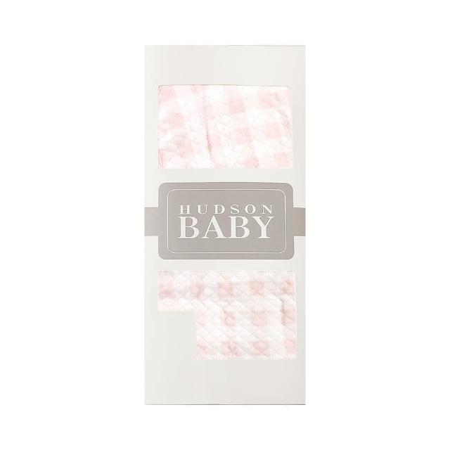 【Hudson Baby】絎縫純棉可調式懶人包巾(寶寶新生兒浴巾/哺乳巾/推車毯/蓋巾/彌月禮)