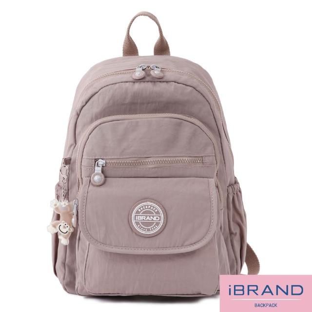 【iBrand】超人氣大容量防潑水後背包+下單送超值小物(防水包 限量 買一送一 任選)