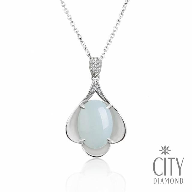 【City Diamond 引雅】純銀天然緬甸玉 福祿豆莢 四季平安 節節高升 項墜多款任選(東方青蘊系列)