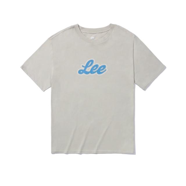 【Lee】男裝 短袖T恤 / 胸前草寫 LOGO印花 共4色 舒適版型(LB402029)
