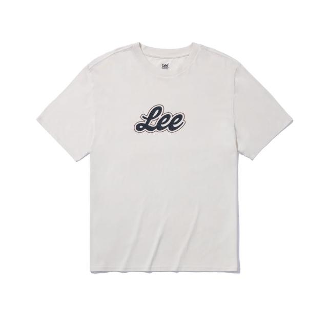【Lee】男裝 短袖T恤 / 胸前草寫 LOGO印花 共4色 舒適版型(LB402029)