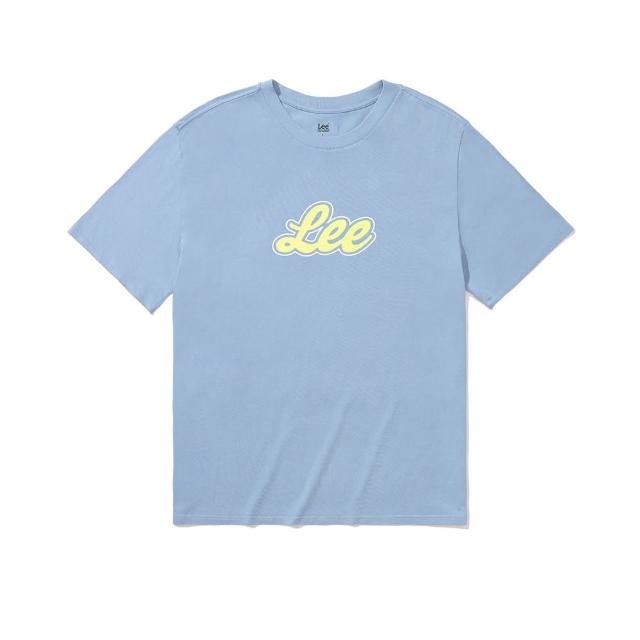 【Lee】男裝 短袖T恤 / 胸前草寫 LOGO印花 共4色 舒適版型(LB402029)
