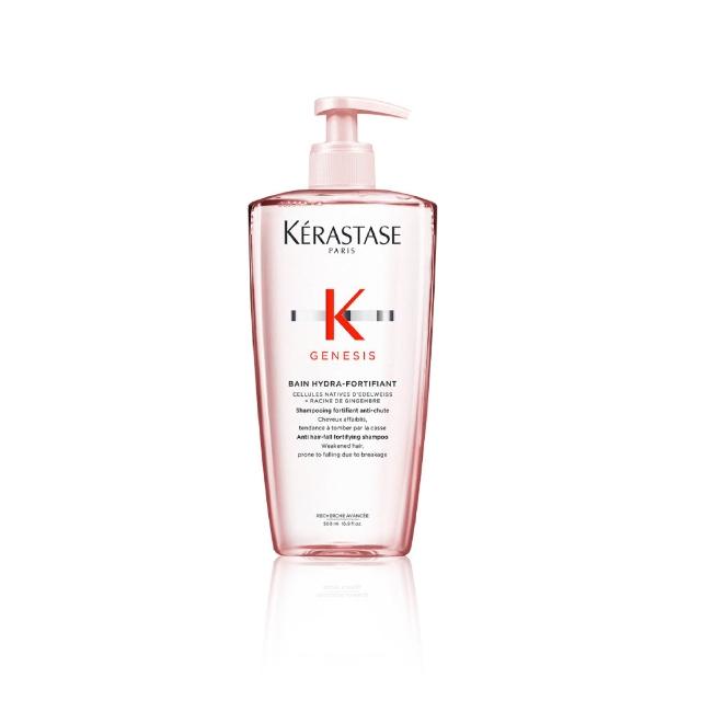 【KERASTASE 巴黎卡詩】粉漾芯生髮浴永續組(清爽型/一般型髮浴500ml+清爽型補充包500ml)