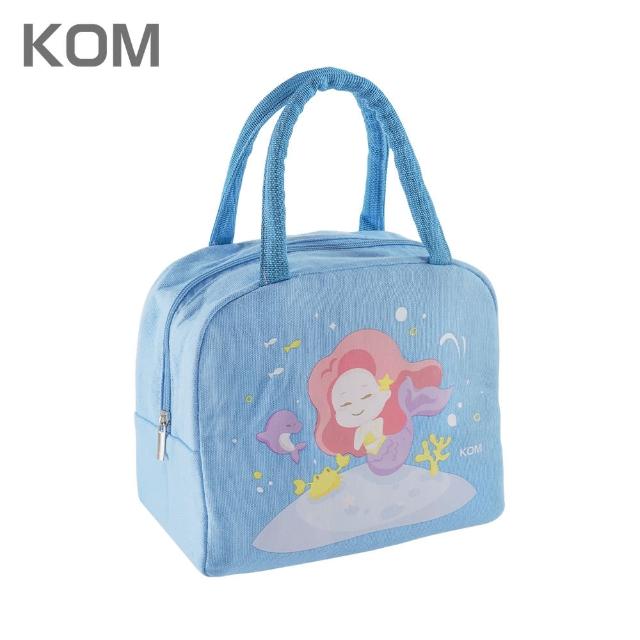 【KOM】夢想系列｜不鏽鋼兒童雙層隔熱碗1入組(碗*1+304湯匙*1+水壺*1+便當袋*1 夢想系列)