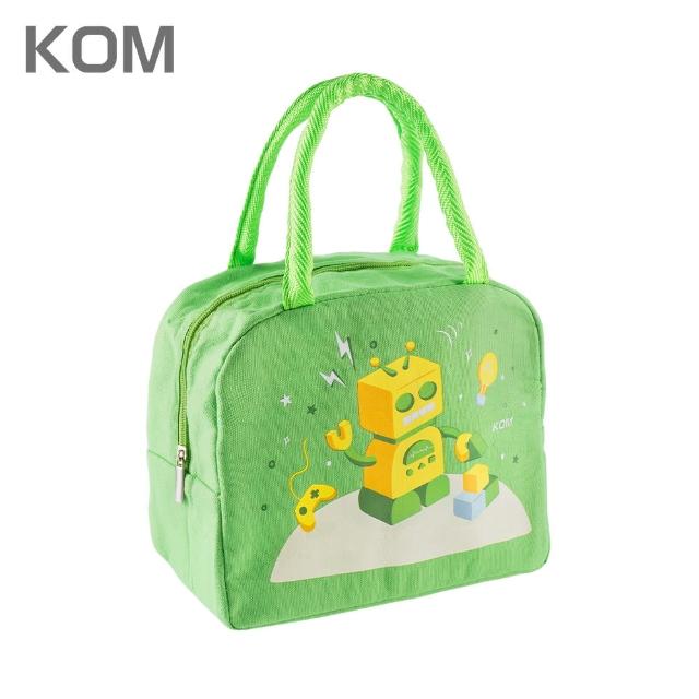 【KOM】夢想系列｜不鏽鋼兒童雙層隔熱碗1入組(碗*1+304湯匙*1+水壺*1+便當袋*1 夢想系列)