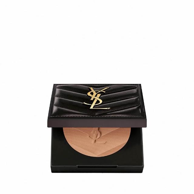 【YSL】官方直營 恆久完美持妝底妝組(午夜粉底25ml+蜜粉餅)
