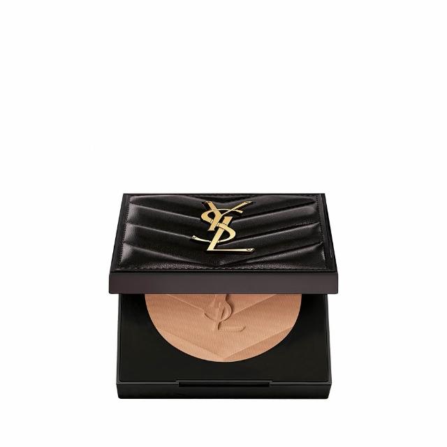 【YSL】官方直營 恆久完美持妝底妝組(午夜粉底25ml+蜜粉餅)