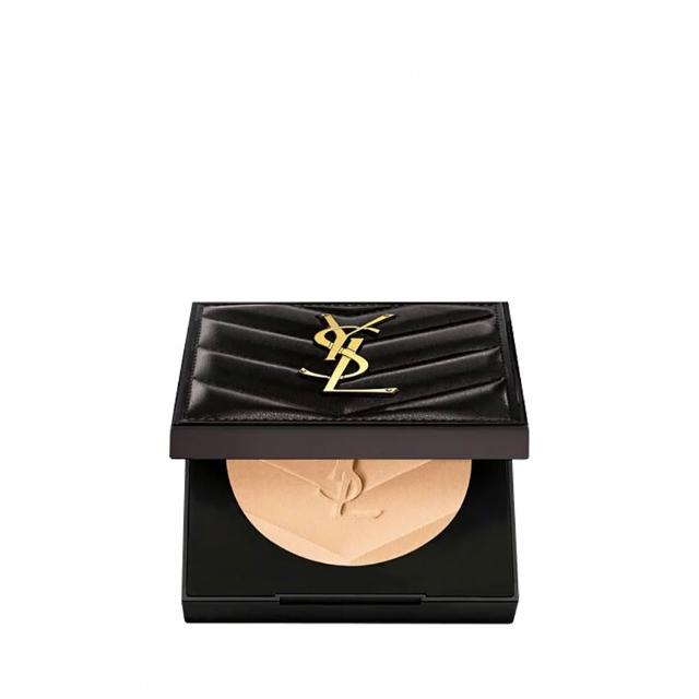 【YSL】官方直營 恆久完美持妝底妝組(午夜粉底25ml+蜜粉餅)