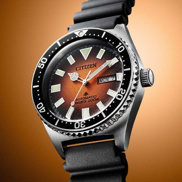 【CITIZEN 星辰】PROMASTER 200米潛水機械錶-41mm/4色可選 雙11 送禮(NY0120-01X//NY0121-09X/NY0129-07L)